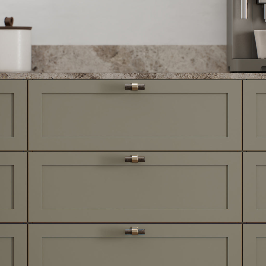 Knob T Bond | Brushed Brass