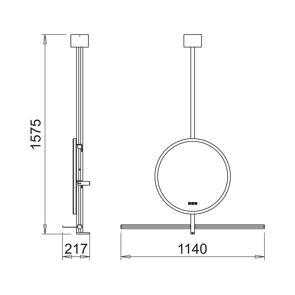 Bathroom IO Mirror & Shelves
