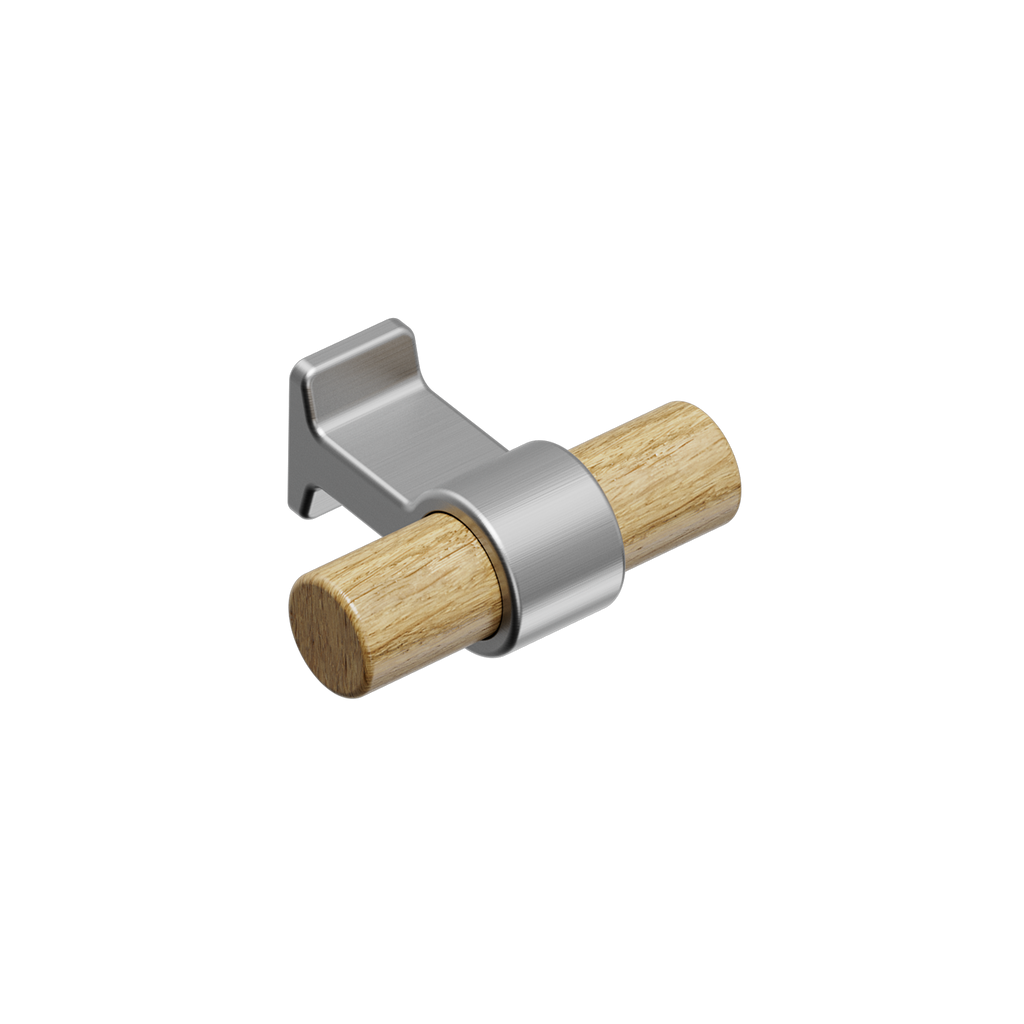 Knob T Bond | Steel Finish