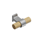 Knob T Bond | Steel Finish