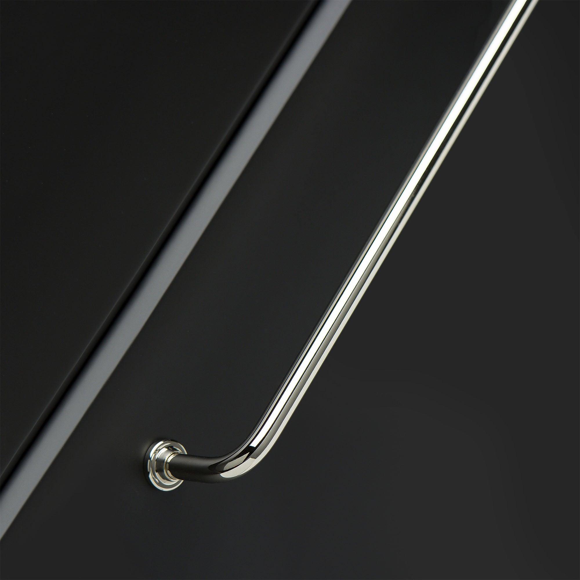 Handle 1353, Matt black, available in different sizes (101/110/142/207mm) - Scandi Handles